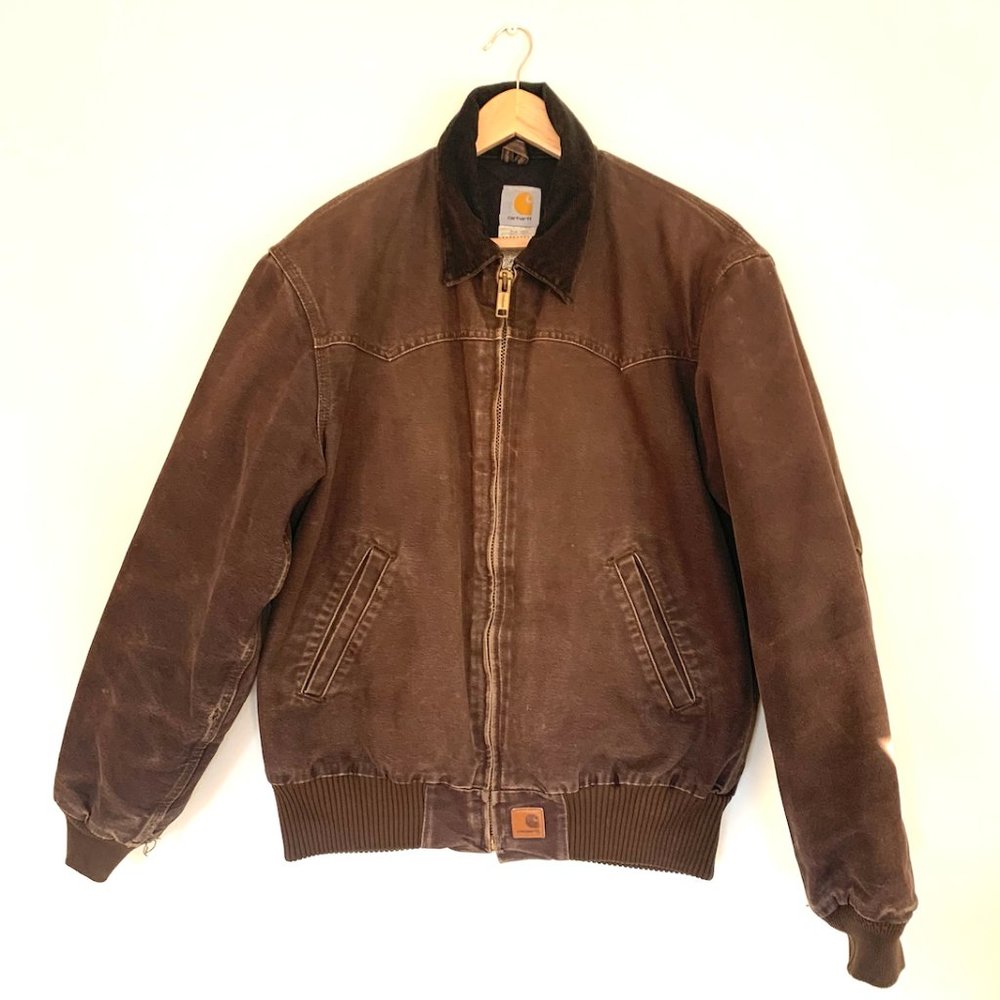Vintage Carhartt Santa Fe Jacket Detroit Duck Bomber Chore Coat